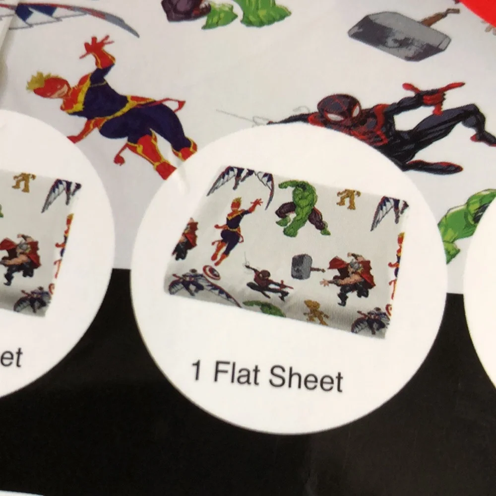 Marvel SUPERHERO Bed Sheet Set - FULL